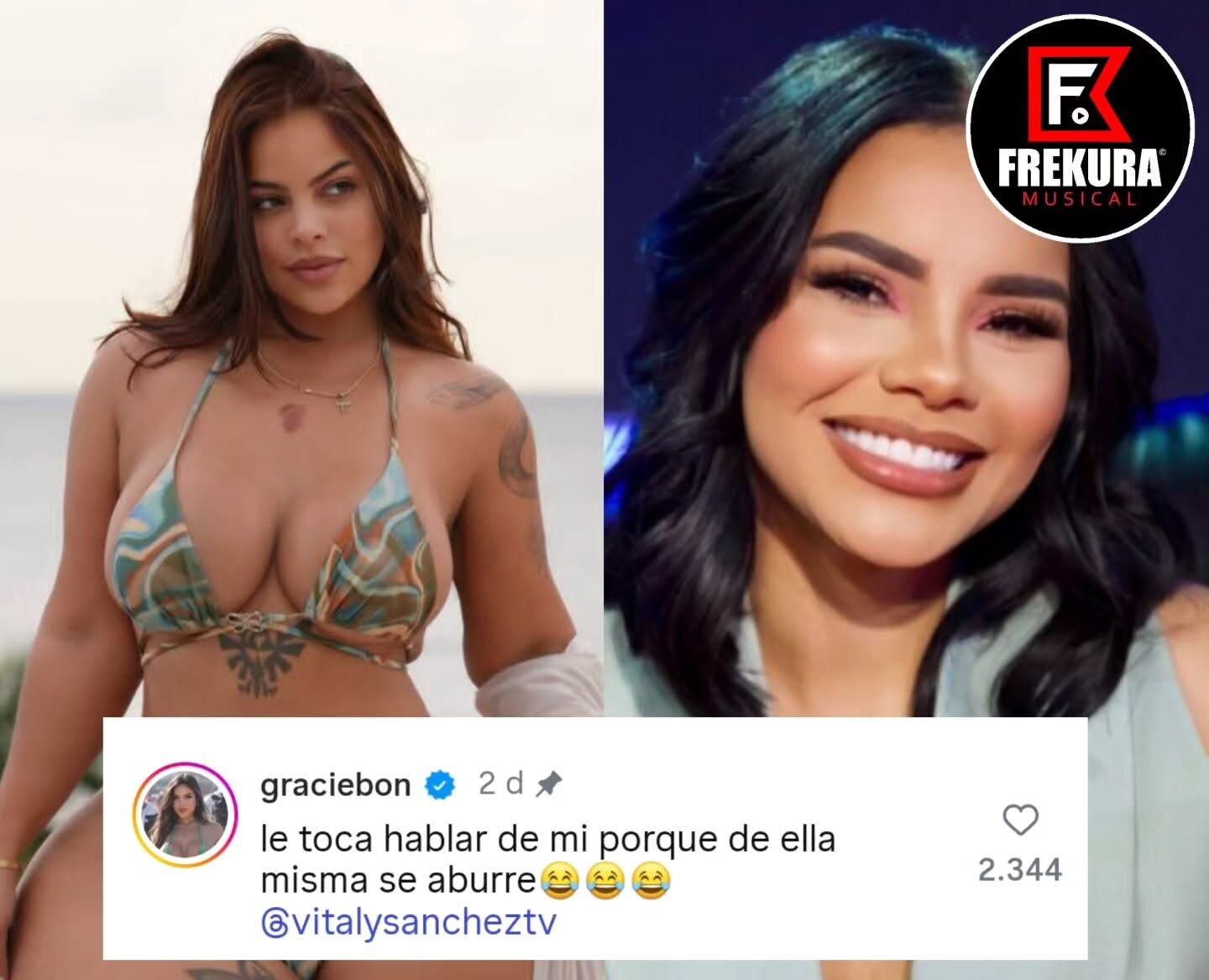 Gracie Bon le cierra la boca a Vitaly Sanchez